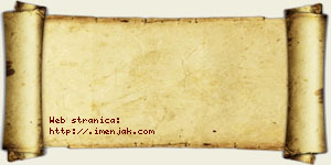 Žaklina Perov vizit kartica